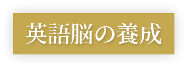 英語脳の養成